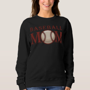 Baseball Mom, Womens Sports Sweatshirt