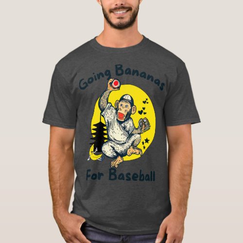 Baseball monkey T_Shirt