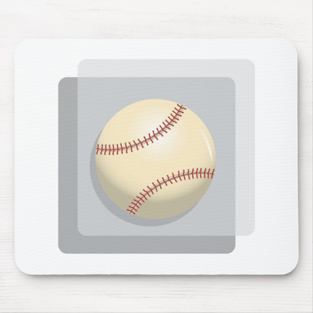 Baseball Mouse Pad (Front)