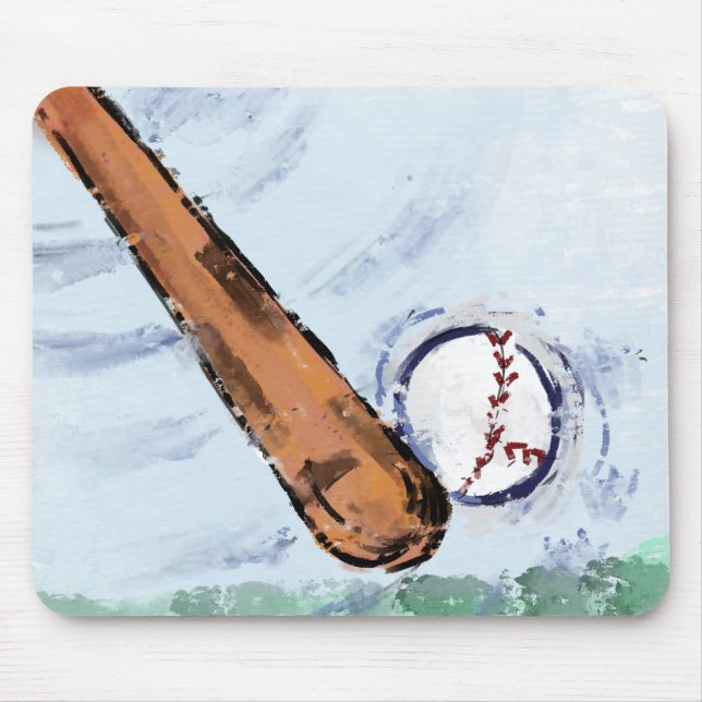 BASEBALL MOUSE PAD (Front)
