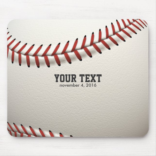 Baseball Mouse Pad (Front)