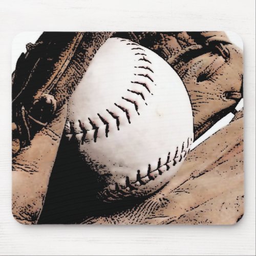 Baseball Mouse Pad