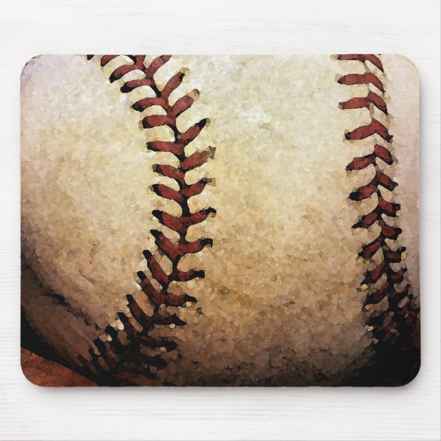 Baseball Mouse Pad (Front)