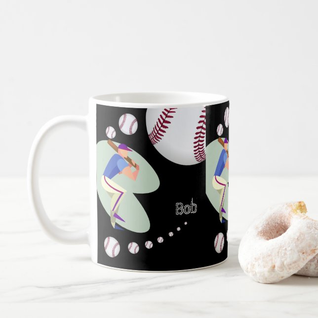 Baseball Mug (With Donut)