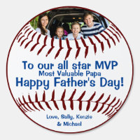 Baseball Father's Day Yard Sign