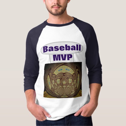 Baseball MVP Stylish Fan Apparel T_Shirt