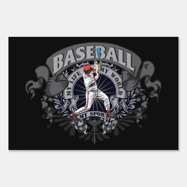 Baseball My Sport Yard Sign (Front)