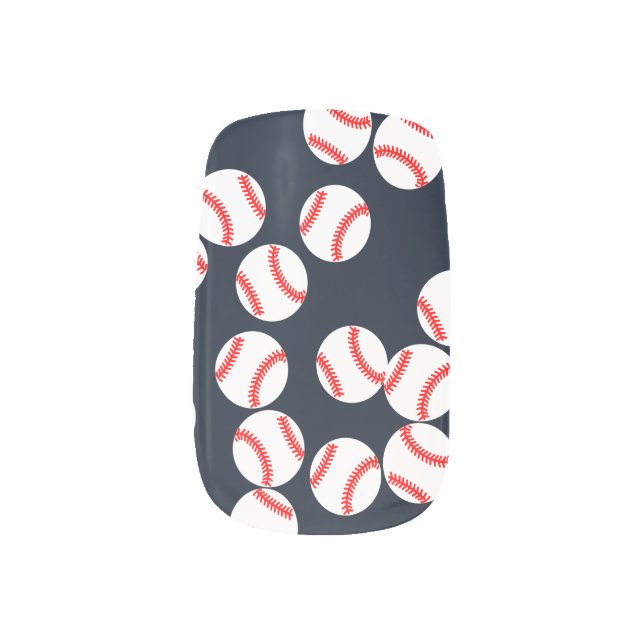 Baseball Nail Decals (Left Thumb)