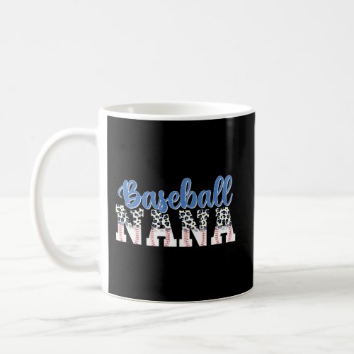 Baseball Nana Grandma MotherS Day Coffee Mug