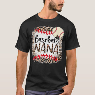 Womens Nana Life Baseball Basketball Nana Messy Bun Mother's Day V Neck T  Shirt - Limotees