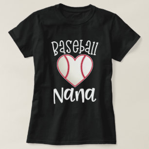 Baseball Nana womens Grandma Baseball game gift T-Shirt