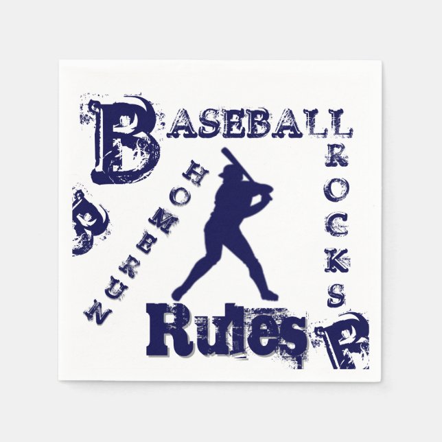 Baseball Napkins (Front)