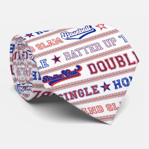 Baseball Neck Tie