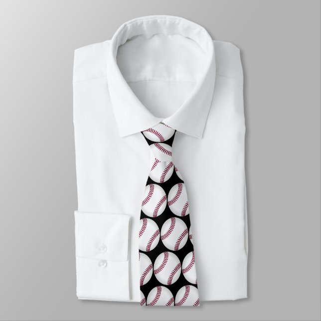 Baseball Neck Tie (Tied)