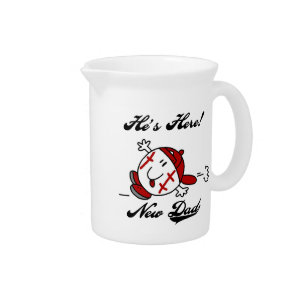 Baseball New Dad T-shirts and Gifts Drink Pitcher
