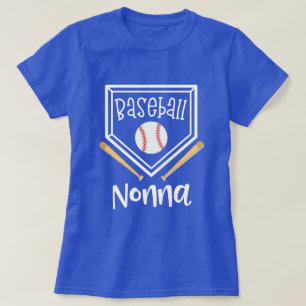 Baseball Nonna Womens Grandma Baseball game gift T-Shirt