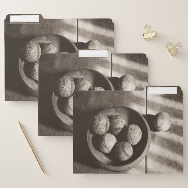 Baseball Nostalgia - Baseballs File Folder (Set)