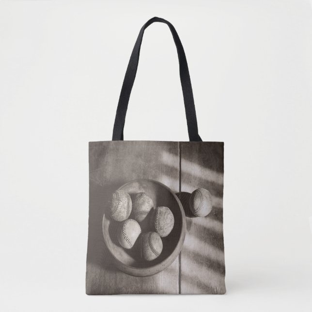Baseball Nostalgia - Baseballs Tote Bag (Front)