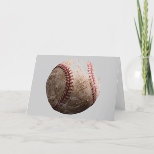 Baseball Note Card