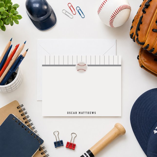 Baseball Note Card (Creator Uploaded)