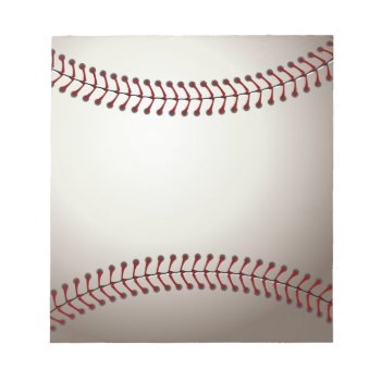 Baseball Notepad by Sport_Gifts at Zazzle