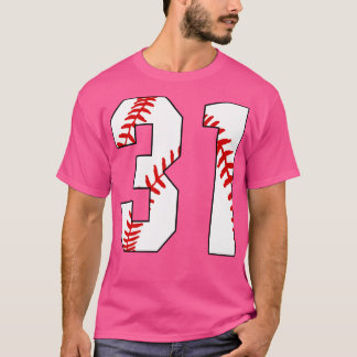 Baseball Number 31 31 Baseball Jersey Favorite Pl T-Shirt