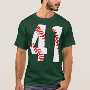 Baseball Number 41 41 Baseball Jersey Favorite Pl T-Shirt