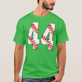 Baseball Number 44 44 Baseball Jersey Favorite Pl T-Shirt