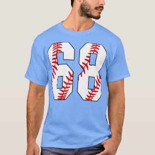 Baseball Number 68 68 Baseball Jersey Favorite Pl T-Shirt