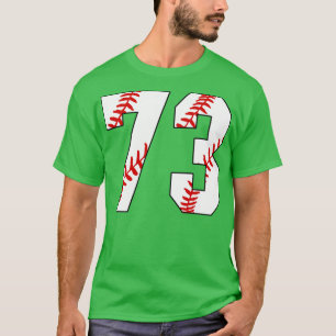 Baseball Number 73 73 Baseball Jersey Favorite Pl T-Shirt