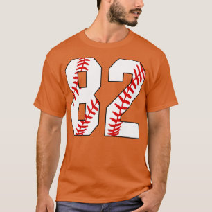 Baseball Number 82 82 Baseball  Jersey Favorite Pl T-Shirt