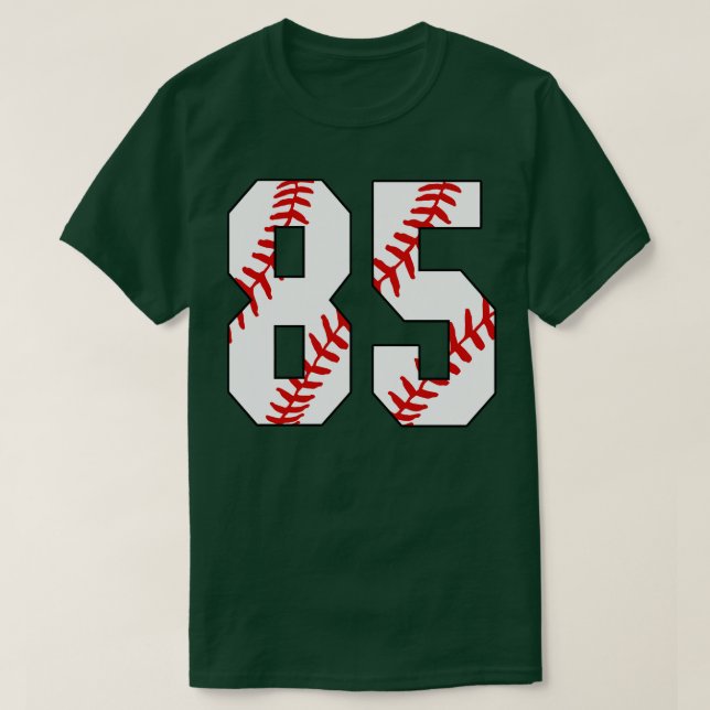 Baseball Number 85 85 Baseball  Jersey Favorite Pl T-Shirt (Design Front)