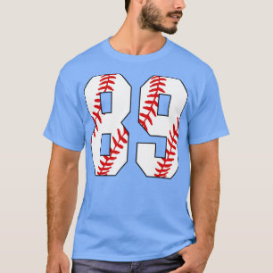 Baseball Number 89 89 Baseball  Jersey Favorite Pl T-Shirt