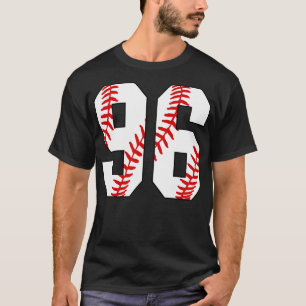 Baseball Number 96 96 Baseball  Jersey Favorite Pl T-Shirt