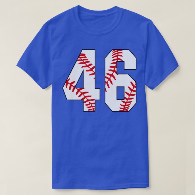 Baseball Number Baseball  Jersey Favorite Player B T-Shirt (Design Front)
