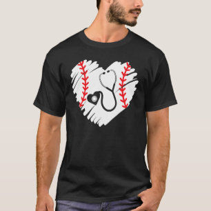 Baseball Nurse Registered Nurse Sport Baseball Pla T-Shirt