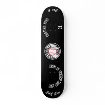 Baseball nut skateboard