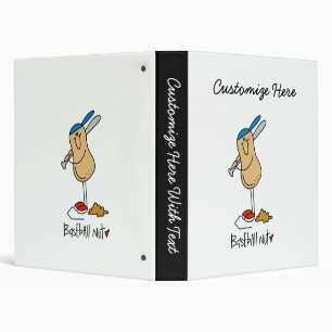 Baseball Nut T-shirts and Gifts Binder