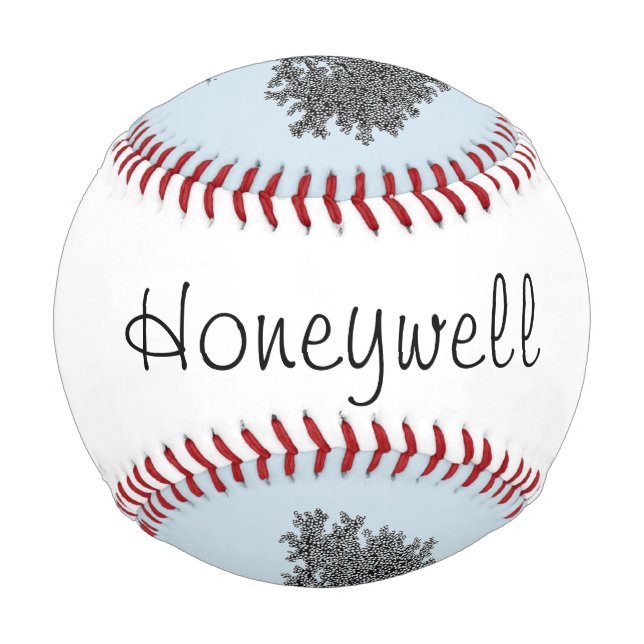 Baseball - Oak Trees with Last Name (Back)