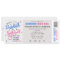 Baseball or Softball Gender Reveal Ticket Style