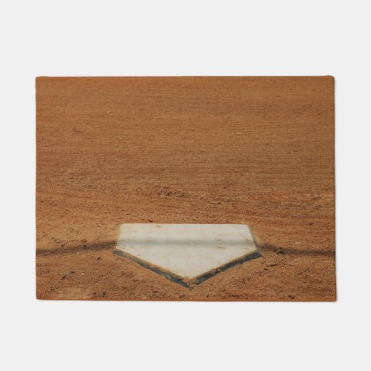 Baseball or Softball Home Plate Door Mat