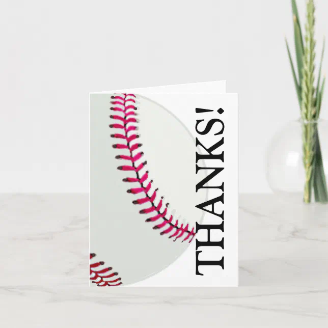 Baseball or Softball Thank You | Zazzle