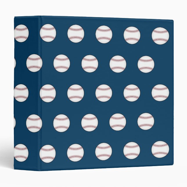  Baseball Organizer Binder Gift (Front/Spine)