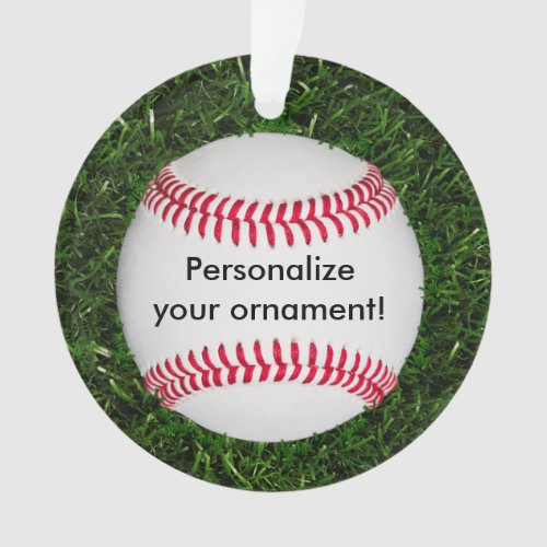 Baseball ornament