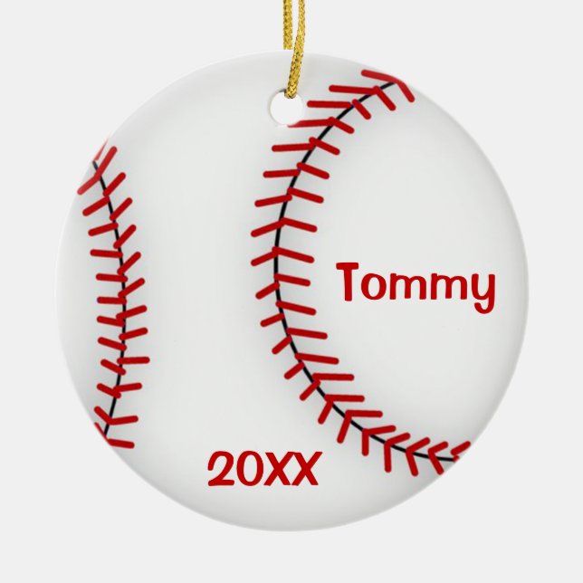 Baseball Ornament (Front)