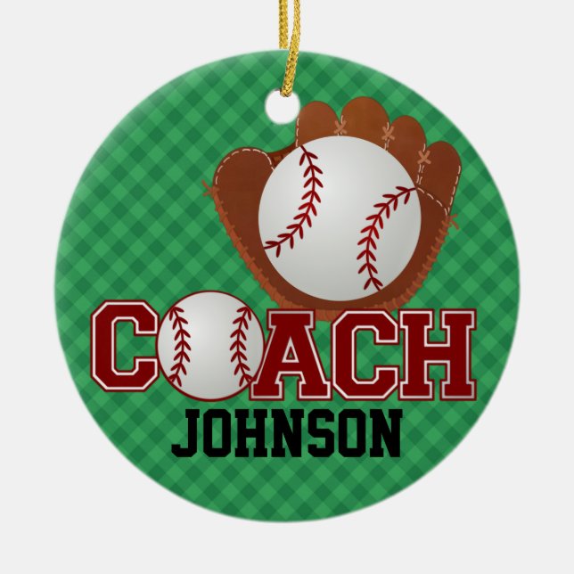 Baseball Ornament - SRF (Front)