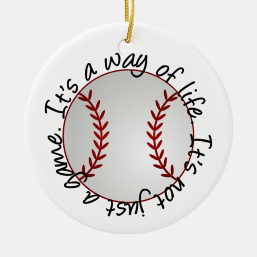 Baseball Ornament _ SRF