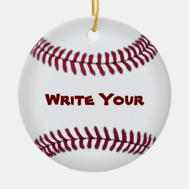 Baseball Ornaments (Front)