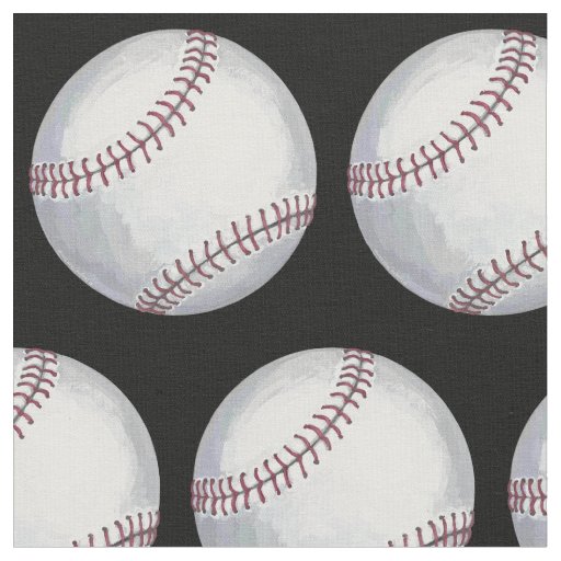 Baseball Painted art Fabric