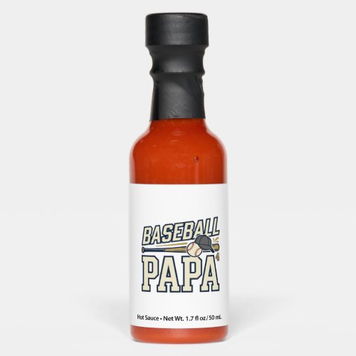 Baseball Papa Vintage Engraving Shirt Design_1 Hot Sauces